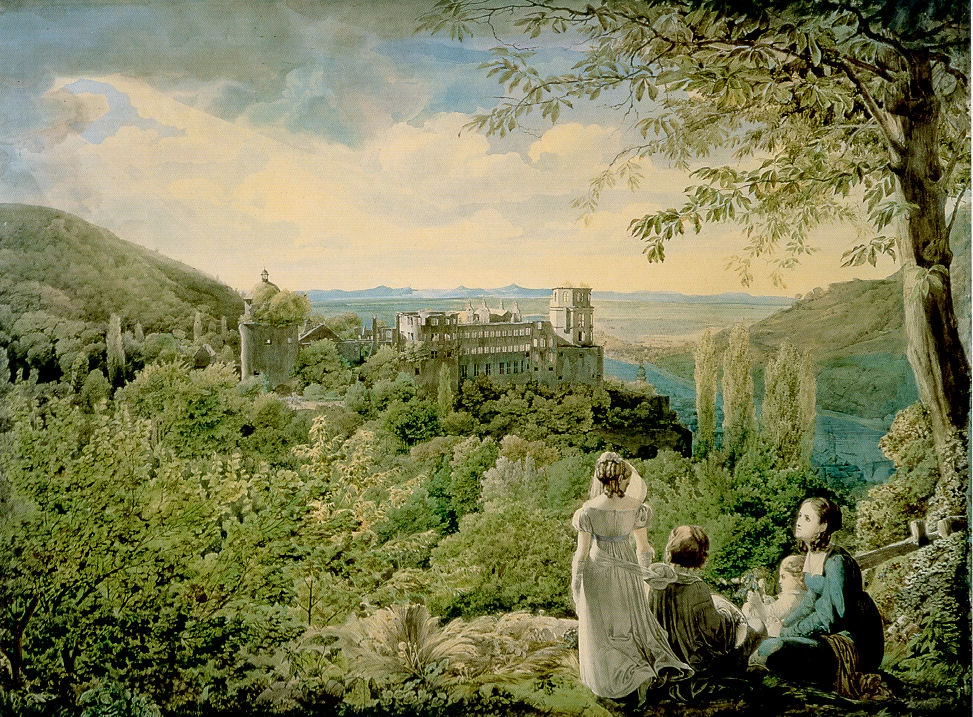 Carl Philipp Fohr - Castello di Heidelberg 2